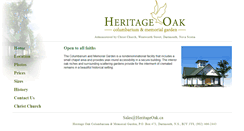 Desktop Screenshot of heritageoak.ca